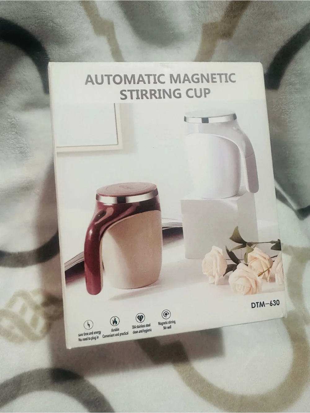 Automatic Magnetic Stirring Cup- White color
